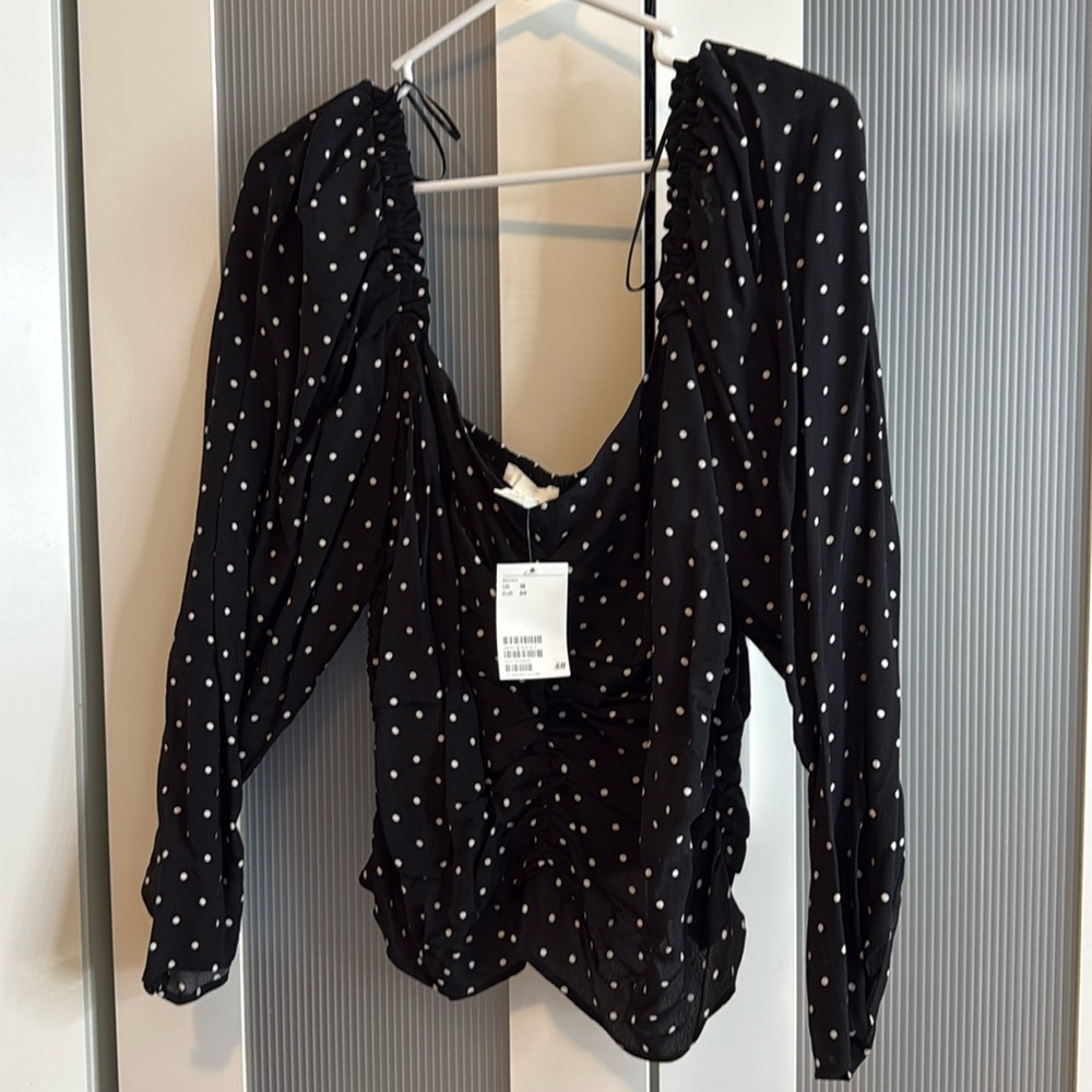 NWT H&M long sleeve blouse
